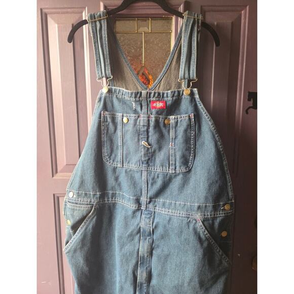Dickie's Other - Dickie's Denim Overalls Men's Size
40W 30L Dark wash Oversized Cotton